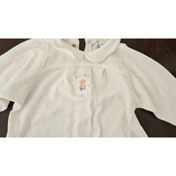 Peter rabbit waffle pattern pjs vintage boy or girl 12-18m - Picture 2 of 4